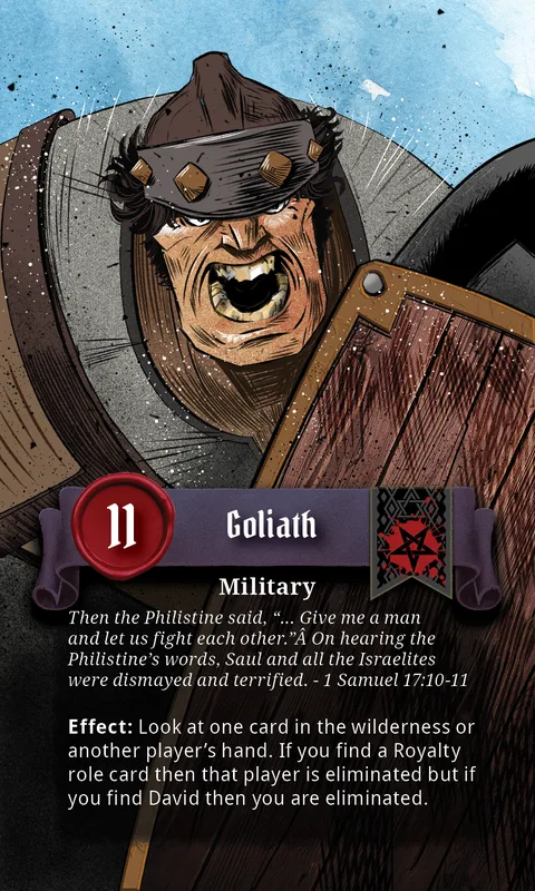 King Saul Card Art