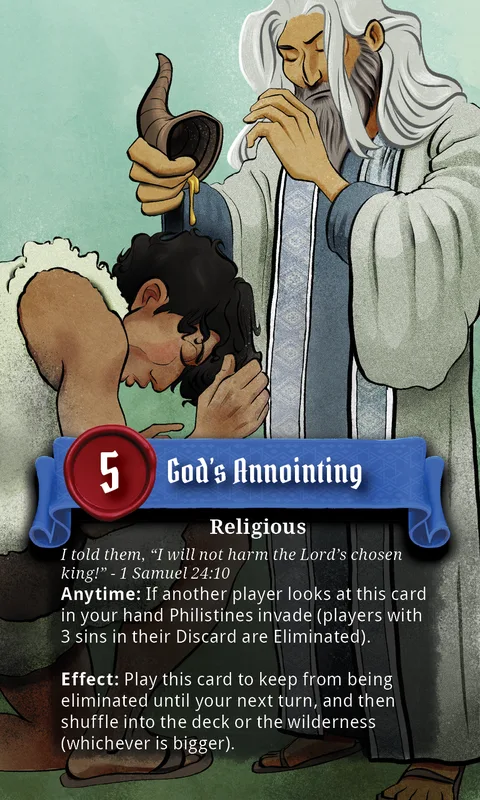 Card 5 - God's Anointing