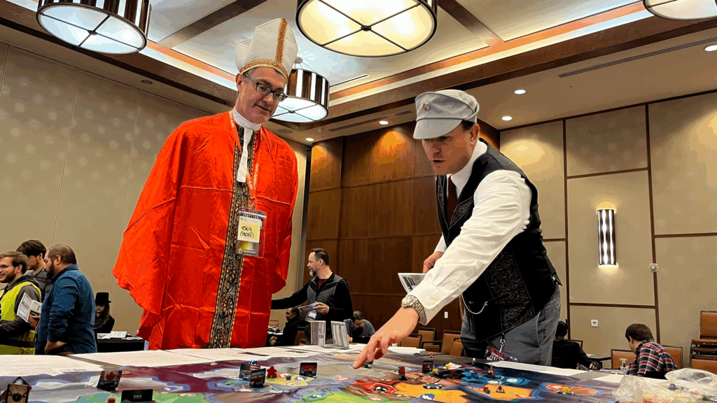 How to host a Megagame for 88 Players with only 1 additional control player…